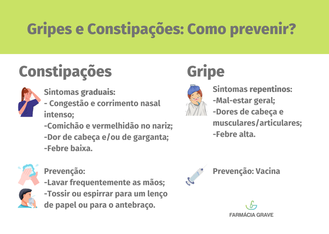 Gripes e Constipações: como prevenir?